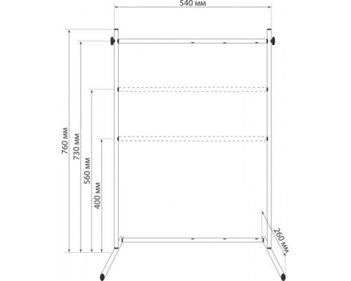 Подставка для фитосветильников GLANZEN STD-0003-076 и фитоламп, металлическая