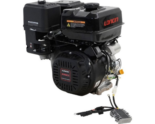 Бензиновый двигатель Loncin G500FD 23 л.с. с электростартером