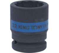Головка торцевая ударная KING TONY 12-гранная 3/4