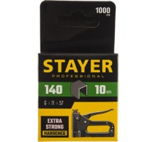 Скоба STAYER MASTER 10 мм для степлера плоские тип 140, 1000 шт 31610-10