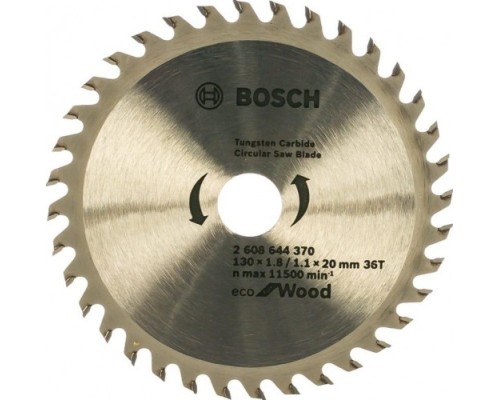 Пильный диск по дереву BOSCH ECO WOOD 130x20/16-36T [2608644370]