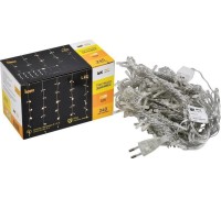 Гирлянда IEK LIGHTING занавес 2х2м 240 светодиодов, теплый белый свет IP44 LGDU201-1-240-L2-T-S-44