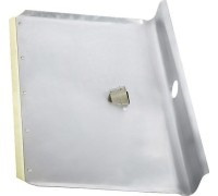 Лопата снеговая СИБРТЕХ алюминиевая, 600 х 400 х 1,2 мм 61541 [61541]