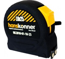 Рулетка HANSKONNER HK2010-01-10-25 противоударный корпус softtouch