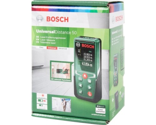 Лазерный дальномер BOSCH UniversalDistance 50 [0603672800]