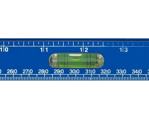 Уровень строительный КОБАЛЬТ 243-141 600 мм, профиль 25x60 мм, 3 глазка, литой