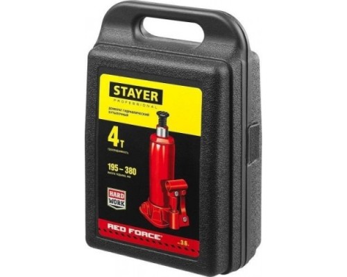 Домкрат бутылочный STAYER 43160- 2-К 