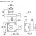 Замок мебельный НОРА-М 6136 