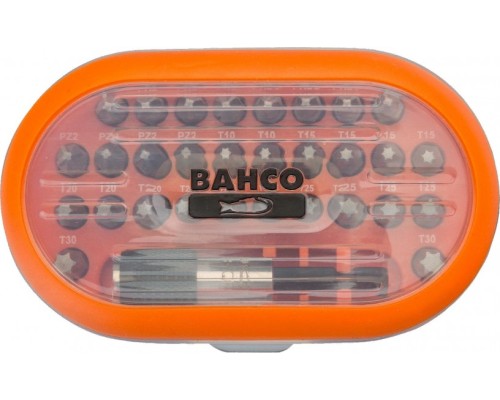 Набор насадок BAHCO 59S/31-2 бит 31 предмет, ph,pz,torx, магнитный держатель, п