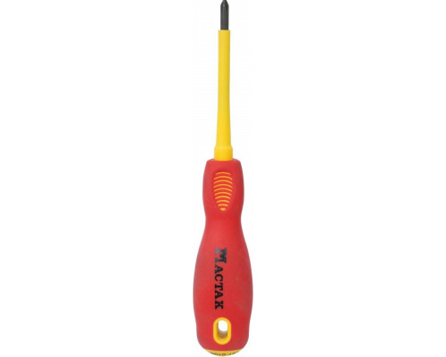 Отвертка диэлектрическая PHILIPS МАСТАК 041-01080EH №1, 80 мм, держатель