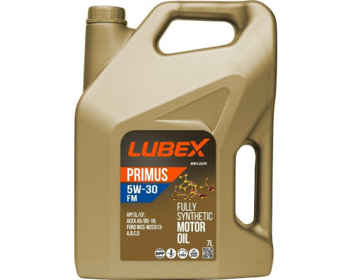 Масло моторное Lubex PRIMUS FM 5W30 7 л. синтетическое L034-1315-0307