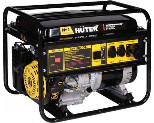 Генератор бензиновый HUTER DY 8000 L