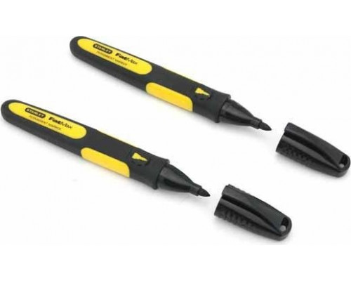 Набор маркеров STANLEY FatMax 0-47-312, черный, 2 шт.