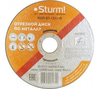 Отрезной круг по металлу Sturm 9020-07-125x10