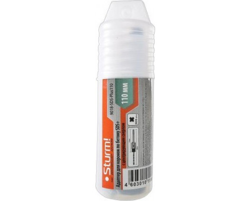 Адаптер для перфораторов SDS-plus Sturm 9018-SDS-Plus110 по бетону (с центрир. сверлом) 110 мм