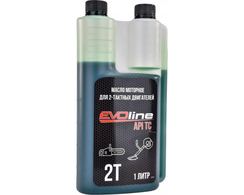 Масло для 2-тактных двигателей Evoline 1 л полусинтетическое 2TPS10EVO