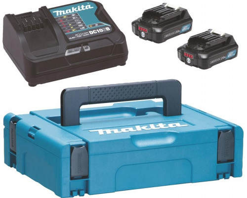 Набор АКБ и ЗУ MAKITA PSK 12.0В 2,0 Ач Li-ion (2шт.) BL1021/DC10SB (1шт.) MKP1SA122 197658-5