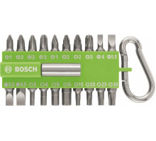 Набор бит BOSCH Набор 20 бит + держатель с карабином светло-зеленый 2607002823