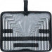 Набор удлиненных имбусовых ключей MATRIX HEX-TORX 1.5–10 мм, T10-T50, 18 предметов 12315