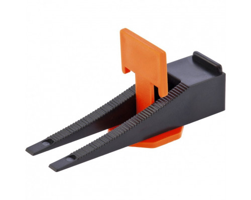 Система выравнивания плитки СИБРТЕХ СВП, зажимы и клинья 40/40 шт в пакете 88060