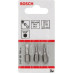 Бита для заворачивания BOSCH Extra Hard 25 мм S0.6х4.5/PH1/PZ1 3шт 2607001765