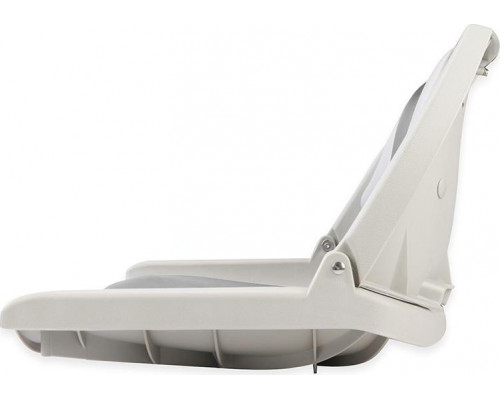 Кресло складное с мягкими накладками SKIPPER серый, пластик SK75109G