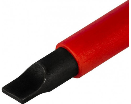 Отвертка диэлектрическая шлицевая Кобальт 646-478 ultra grip sl 8,0х175 мм cr-v, двухкомпонентная ру
