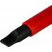Отвертка диэлектрическая шлицевая Кобальт 646-478 ultra grip sl 8,0х175 мм cr-v, двухкомпонентная ру