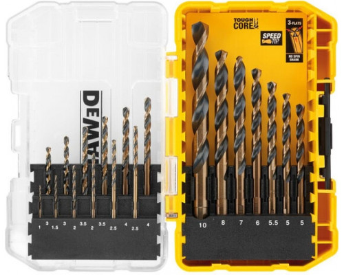 Набор сверл по металлу DeWALT 1,0-10 мм 19 шт. HSS DT70728-QZ DT70728-QZ