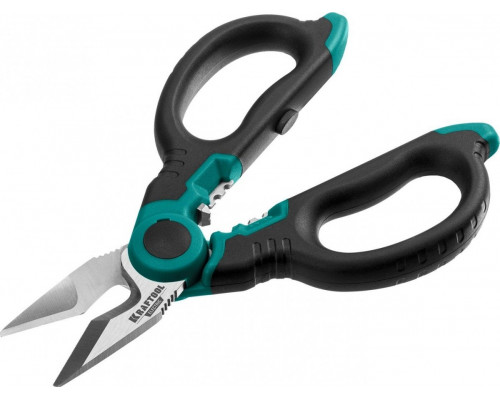 Ножницы электрика KRAFTOOL ELECTRIC 4-в-1, 160 мм с чехлом 23356