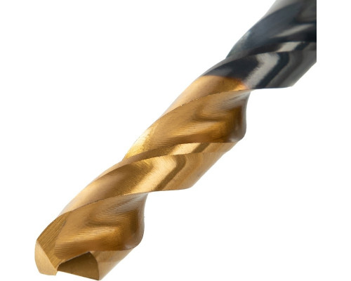 Набор сверл по металлу Denzel HSS-Tin, Golden Tip 1-13 мм, 25 шт 72323