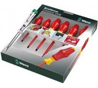 Набор отверток диэлектрических WERA Kraftform Comfort WE-031575 1160i/7 SATZ 6TLG / 6 PCS WE-031575