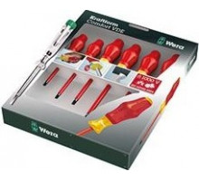 Набор отверток диэлектрических WERA Kraftform Comfort WE-031575 1160i/7 SATZ 6TLG / 6 PCS WE-031575
