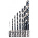 Бита для заворачивания BOSCH Кассета 8шт Impact Control HEX 2, 3, 4, 5, 6, 7, 8 сверло по металлу 10 мм 2608577139