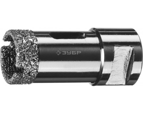 Алмазная коронка для сухого сверления ЗУБР d=25 х 35, M14 Профессионал 29865-25