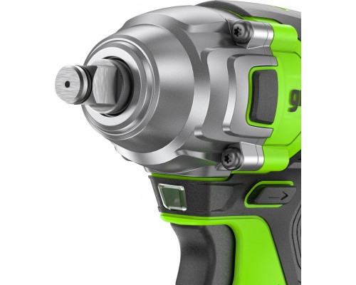 Гайковерт аккумуляторный GREENWORKS GD24IW400 ударный, 24V, АКБ 5Ач и ЗУ 3802907CUG