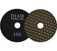 Алмазная тарелка на липучке DIAM АГШК 100*2,0 №100 Extra Line (сухая) 000520