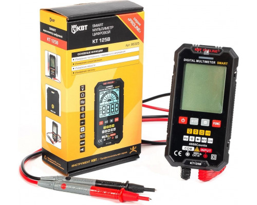 Мультиметр цифровой КВТ SMART KT 125В PROLINE 86325