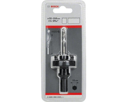 Адаптер для биметаллической коронки BOSCH 6ГР. 11 ММ 32-210 ММ для 2609390034
