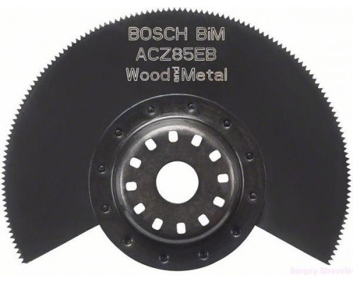 Биметаллическое сегментированное пильное полотно BOSCH 85 мм 2608661636