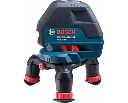Лазерный уровень BOSCH GLL 3-50 с чехлом и отражателем в кейсе L-Boxx