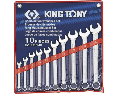 Набор ключей комбинированных KING TONY 1210MR, 10 предметов