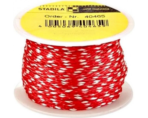 Шнур каменщика STABILA красно-белый полипропилен 2,0 мм х 100м 40468