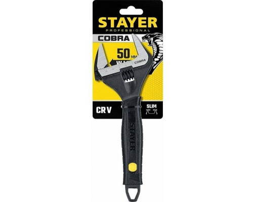 Ключ разводной STAYER COBRA 250 / 50 мм, 27264-25