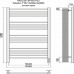 Полотенцесушитель ROYAL THERMO Stato black П17 500х1200 электро (встроен. диммер) НС-1433980