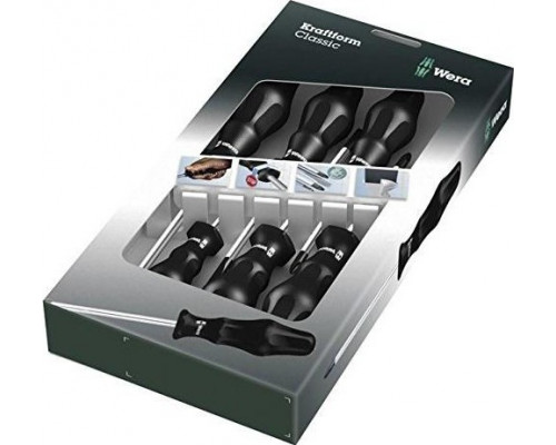 Набор отверток WERA Kraftform Classic 1734/55/6 SATZ 6TLG / 6 PCS WE-031281 WE-031281