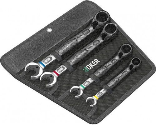 Набор комбинированных ключей с трещоткой WERA Joker Switch 4 предмета WE-020090