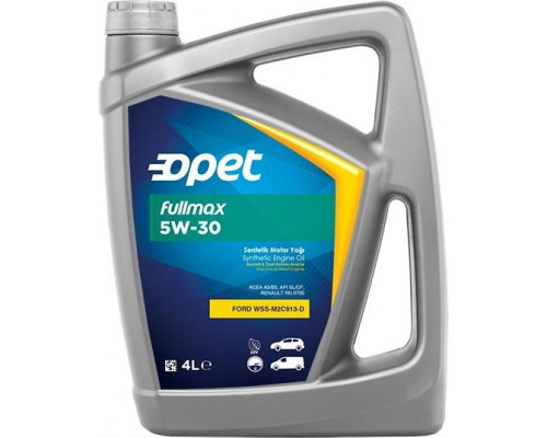 Масло моторное OPET Fullmax 5W30 4 л синтетическое 601214875