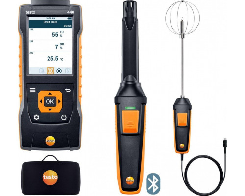 Комплект уровня комфорта с Bluetooth Testo 440 0563 4408