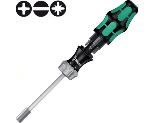 Отвертка с битами WERA Kraftform Kompakt 27 RA 1 SB 7 предметов WE-073660 WE-073660